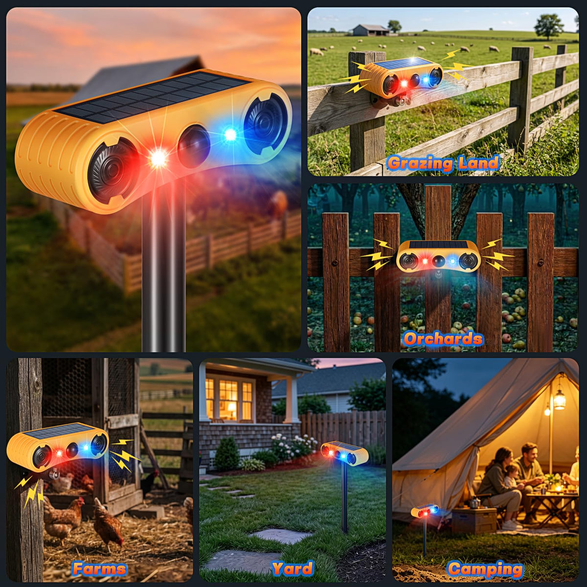 COTINSE mounted on a garden fence deterring outside intruders effectively