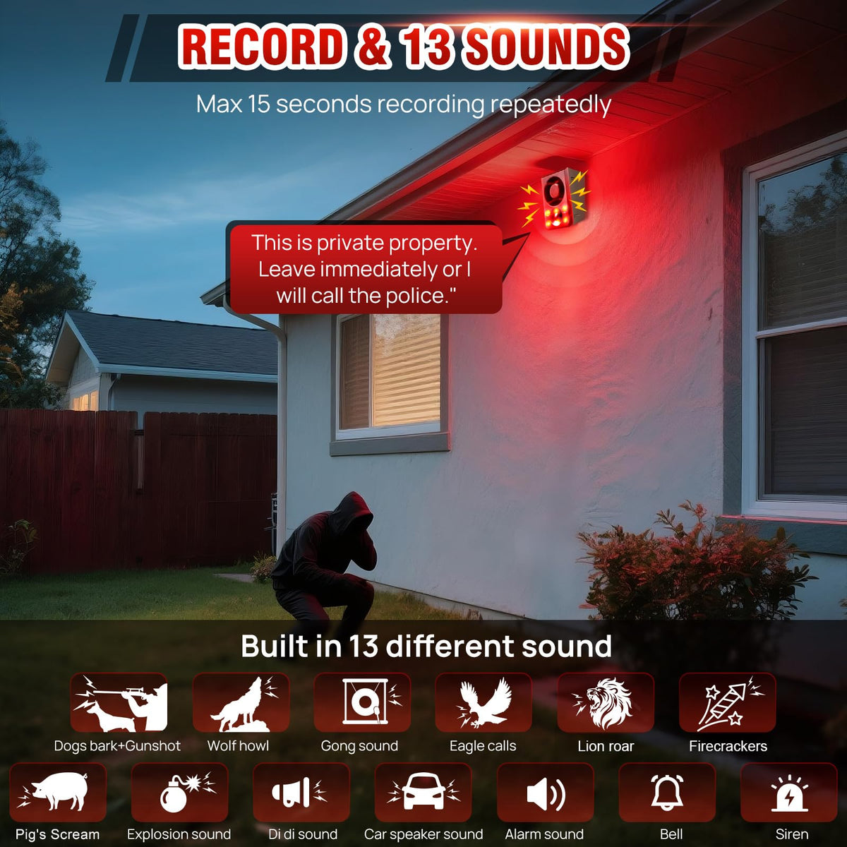 COTINSE side profile showing weather-seal and durable outdoor construction benefit