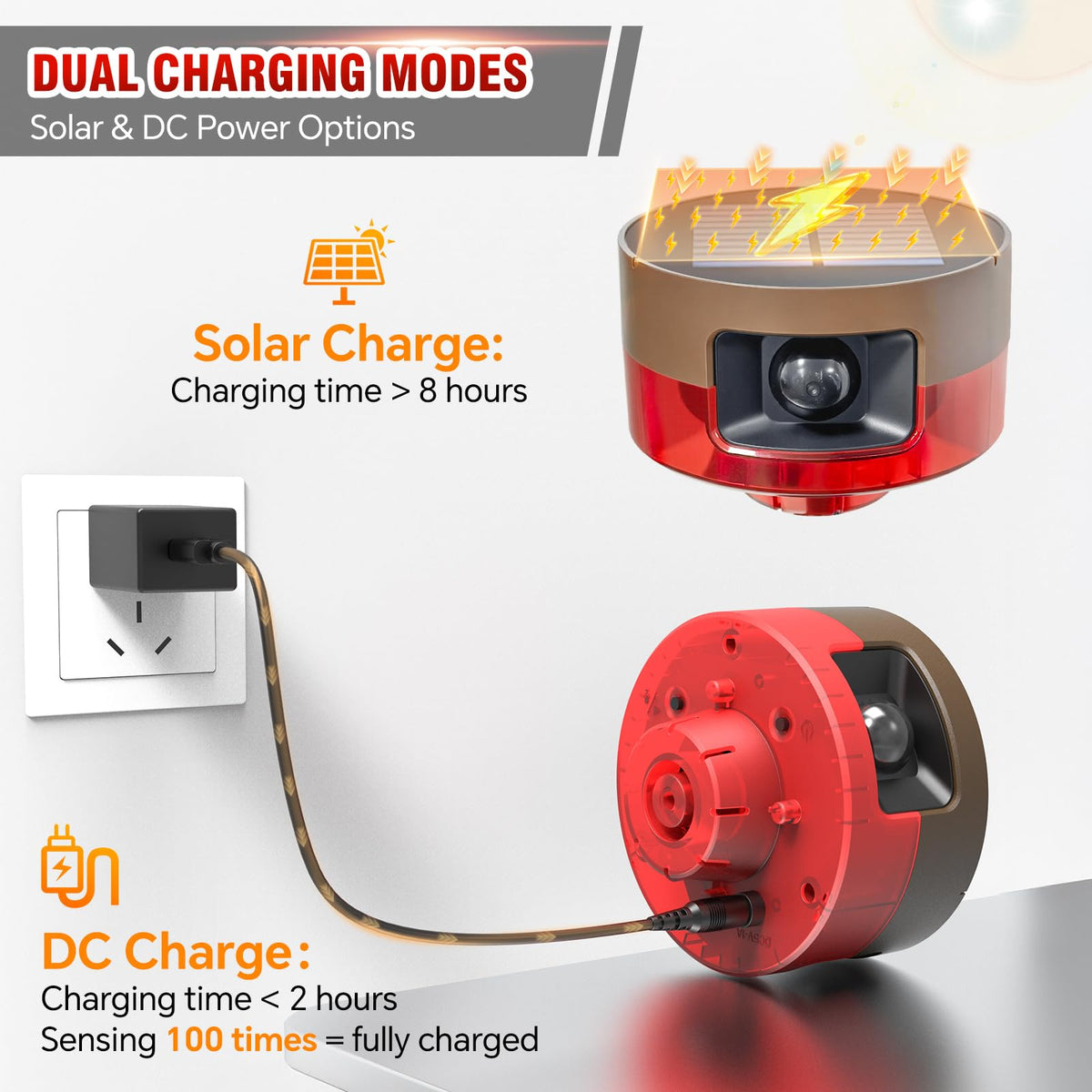 COTINSE USB charge port detail ensures backup power option