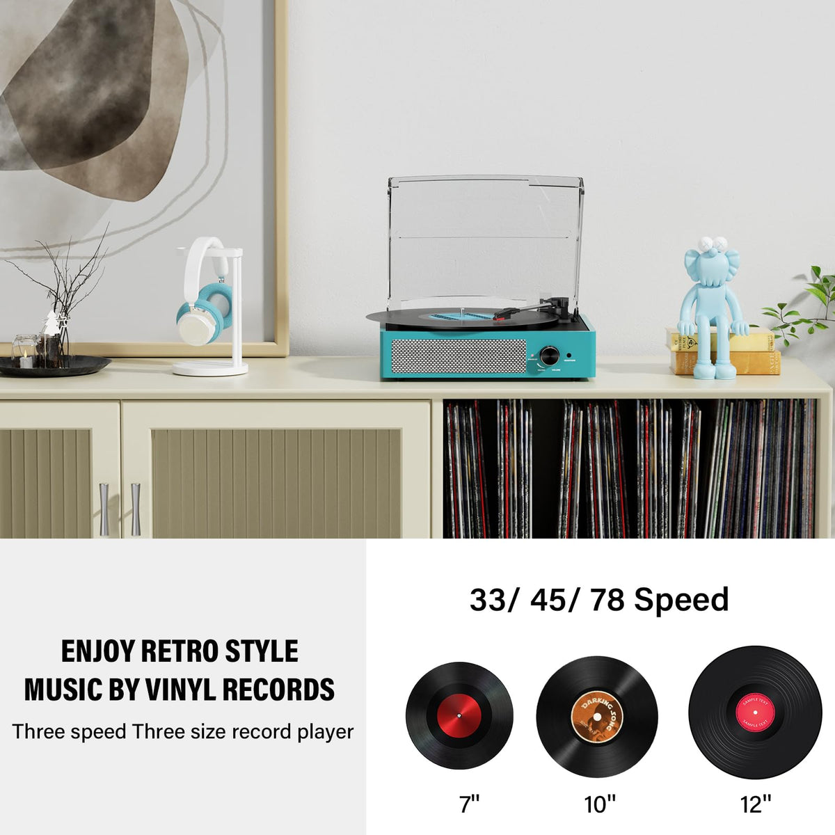 cotsoco speaker grill detail showing built-in stereo speakers for easy listening