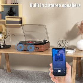 cotsoco turntable with dust cover removed protecting records and improving sound