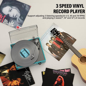 cotsoco next to vinyl records showing scale and compatibility benefit