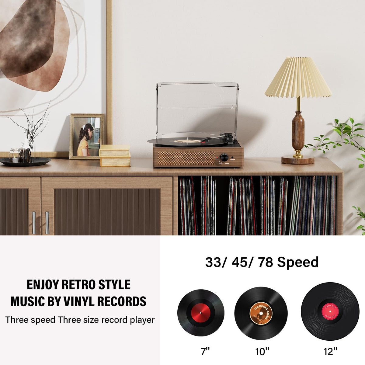 cotsoco speaker grille detail emphasizing built-in stereo speakers and warm audio
