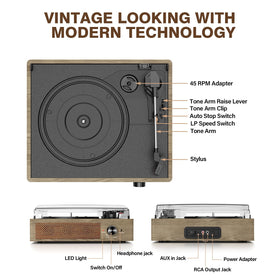 cotsoco tonearm closeup highlighting cartridge and precise record placement benefit