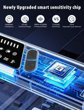 CountureMode held in hand to show pocket-sized scale and travel convenience