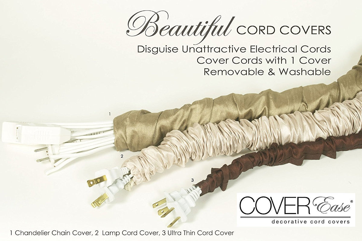 Cover EASE decorator tidy wires for organized lamp areas.