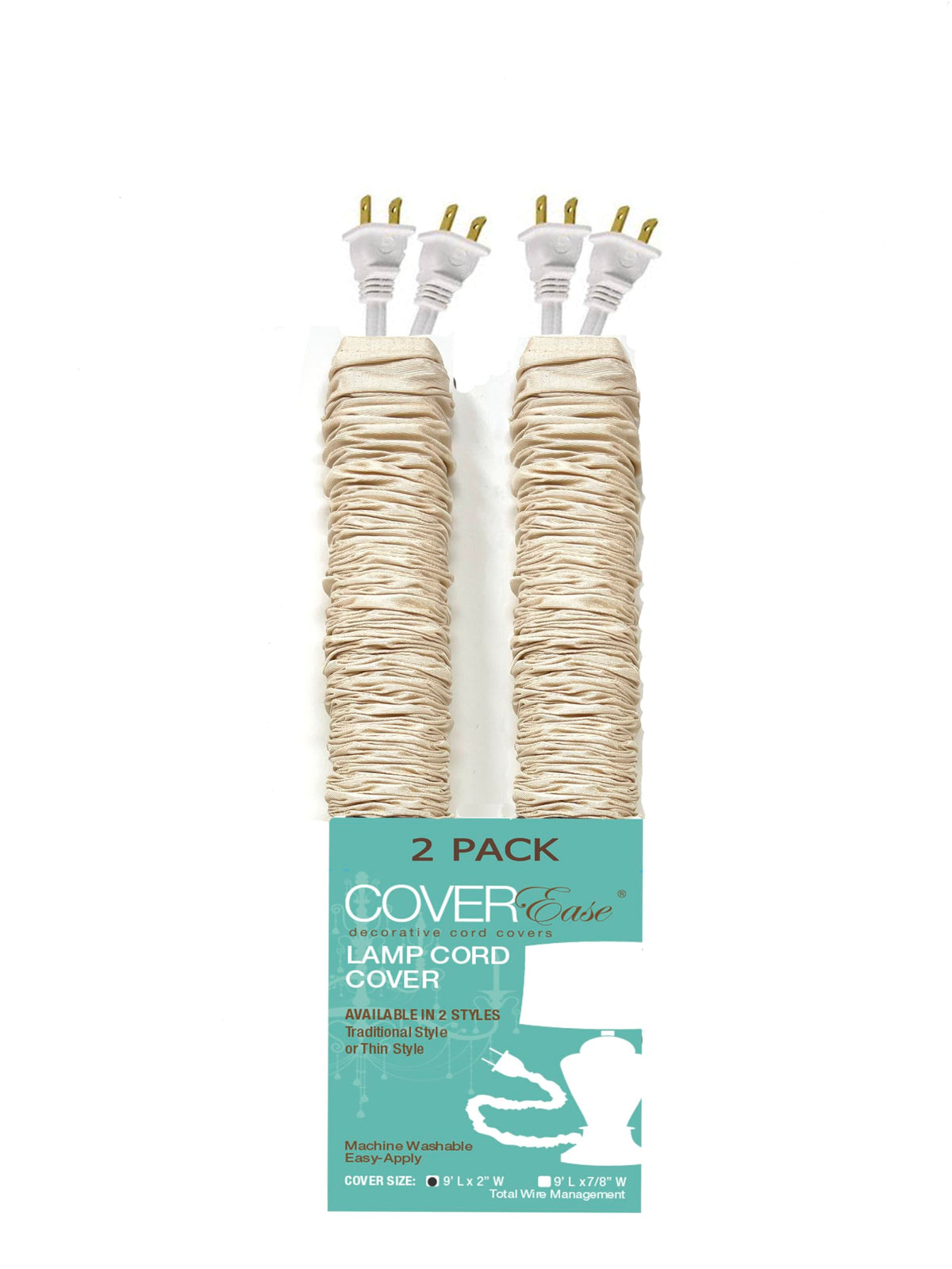 COVER EASE front packaging in cream showing product and length benefit
