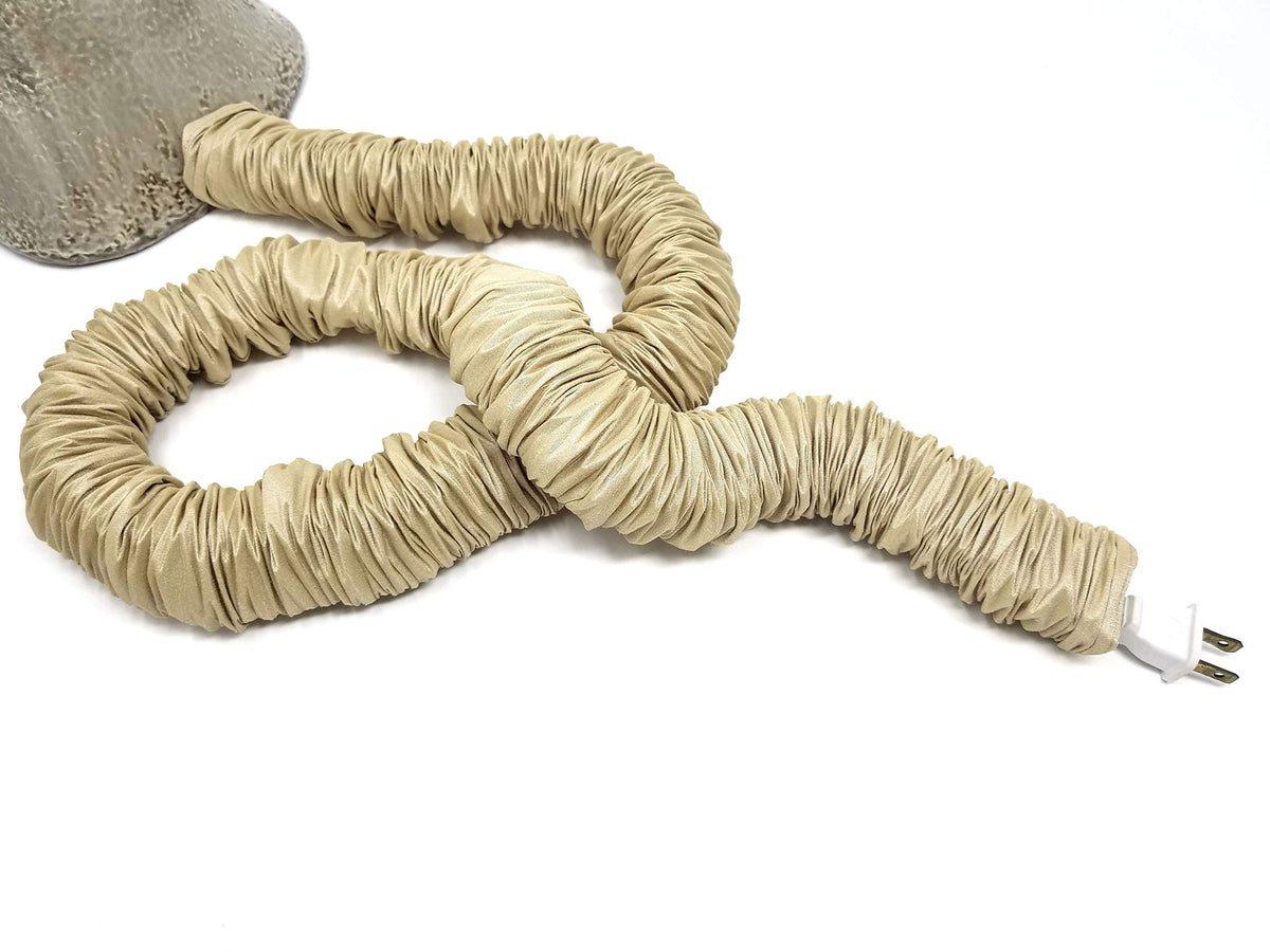 COVER EASE DECORATIVE CORD COVERS close-up faux silk texture highlighting elegant finish