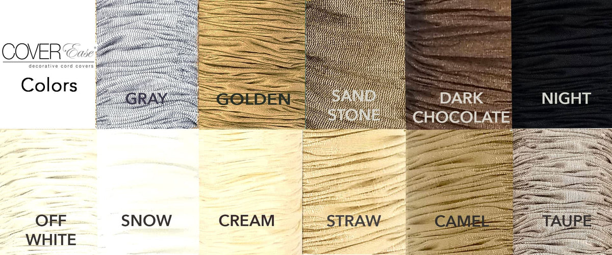 COVER EASE Faux silk fabric close-up shows luxurious texture