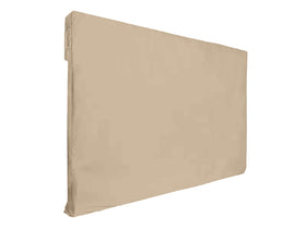 Covermates back-pocket view demonstrates remote storage for organized outdoor gatherings.