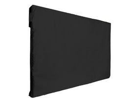 Close-up on 12-gauge vinyl shows rugged durability protecting outdoor electronics.