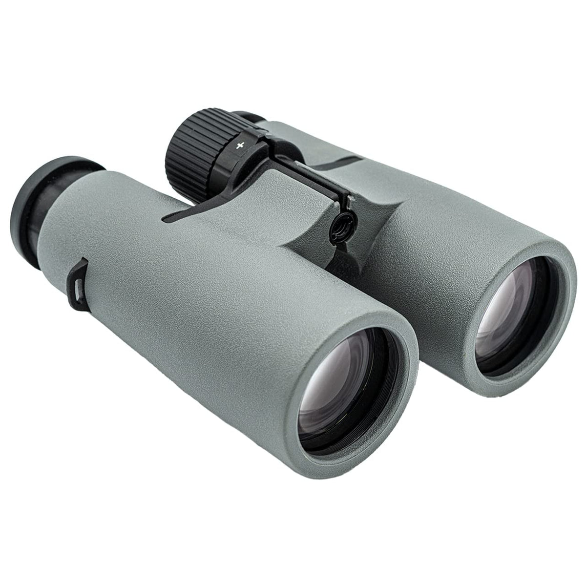 Covert Scouting Cameras CC0074 10x42 binoculars front view showing rugged housing and design.
