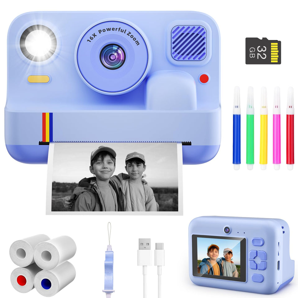 Cowilax front packaging showing camera and accessories, clear unboxing benefit
