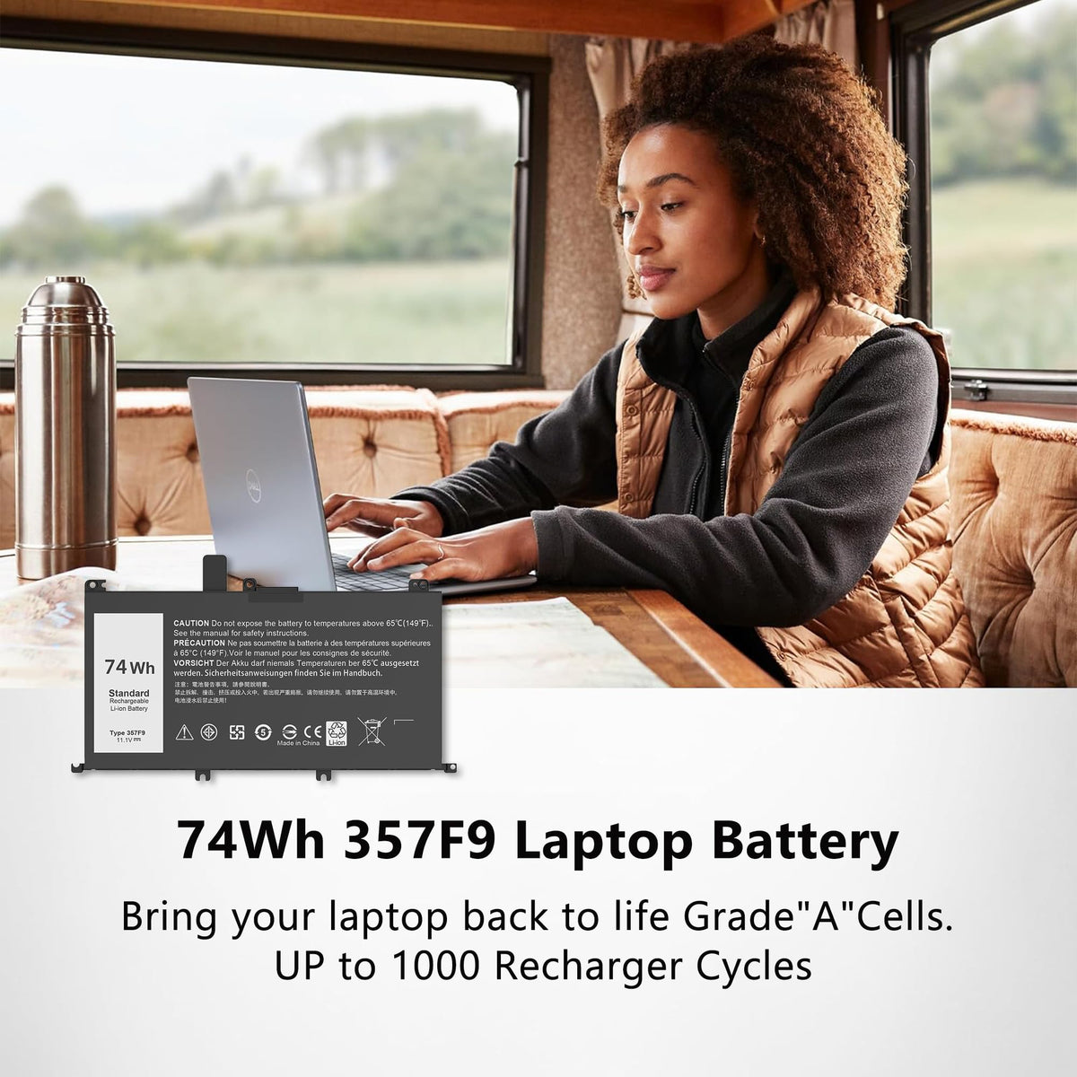 COWOOGMZ 357F9 compatible with Dell Inspiron series