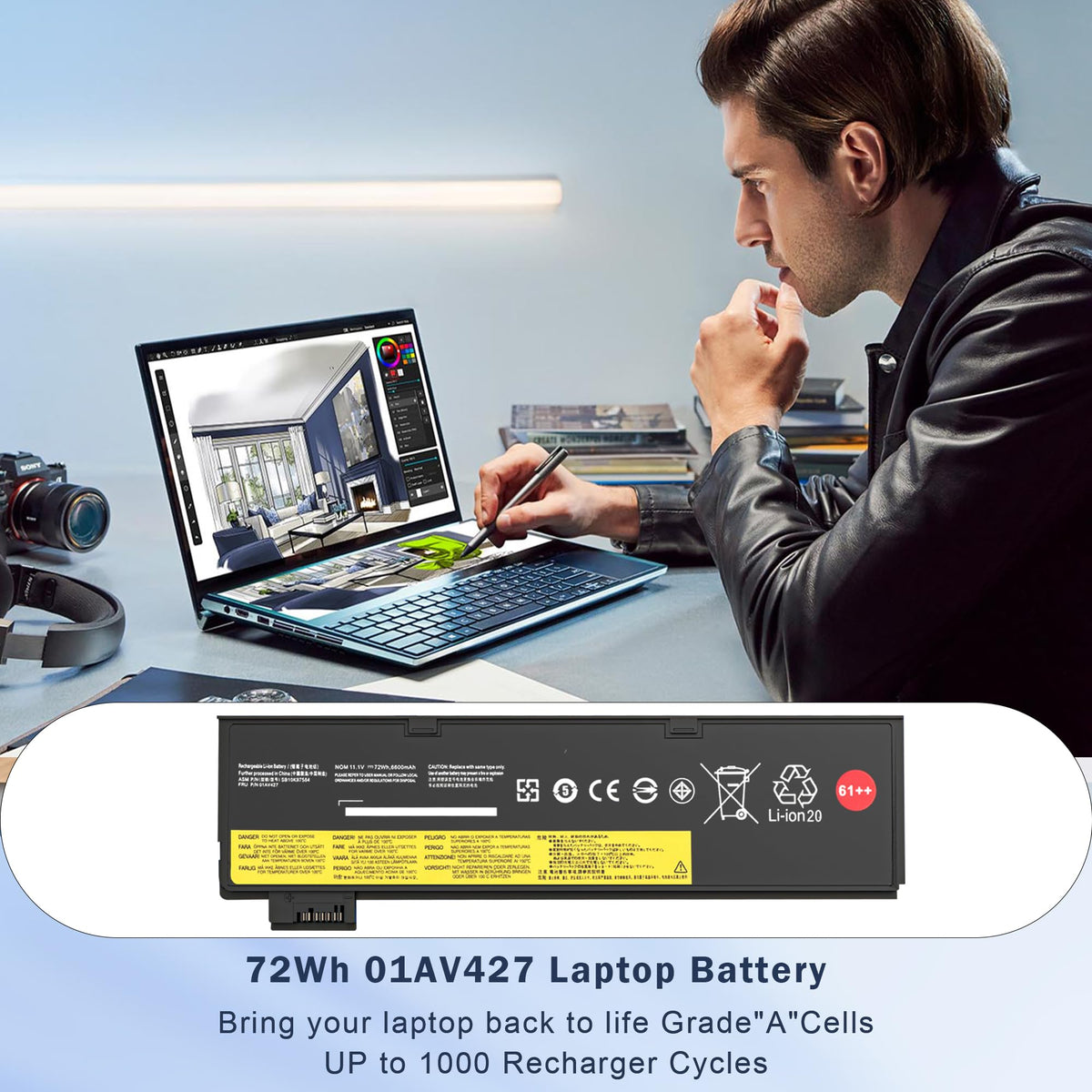 COWOOGMZ on desk with laptop showing extended mobility benefit