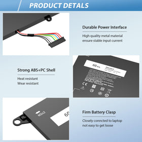 Compatibility chart for Dell XPS 13 9360 models with PW23Y battery