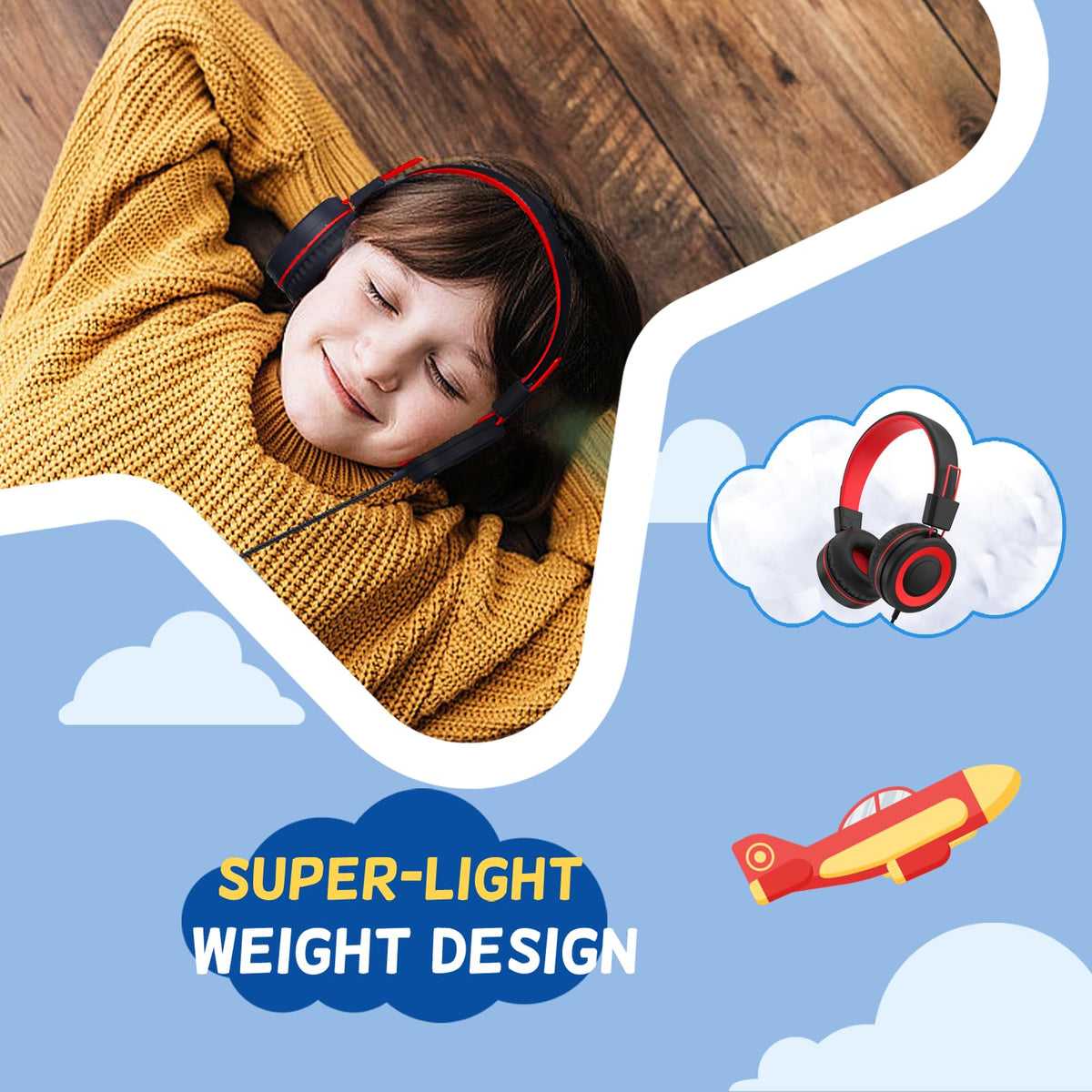 Cowyawn adjustable headband detail for growing kids' fit