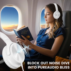 Cowyawn USB-C wired headphones with inline controls for track and volume