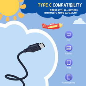 Cowyawn USB‑C plug close-up for easy plug-and-play use