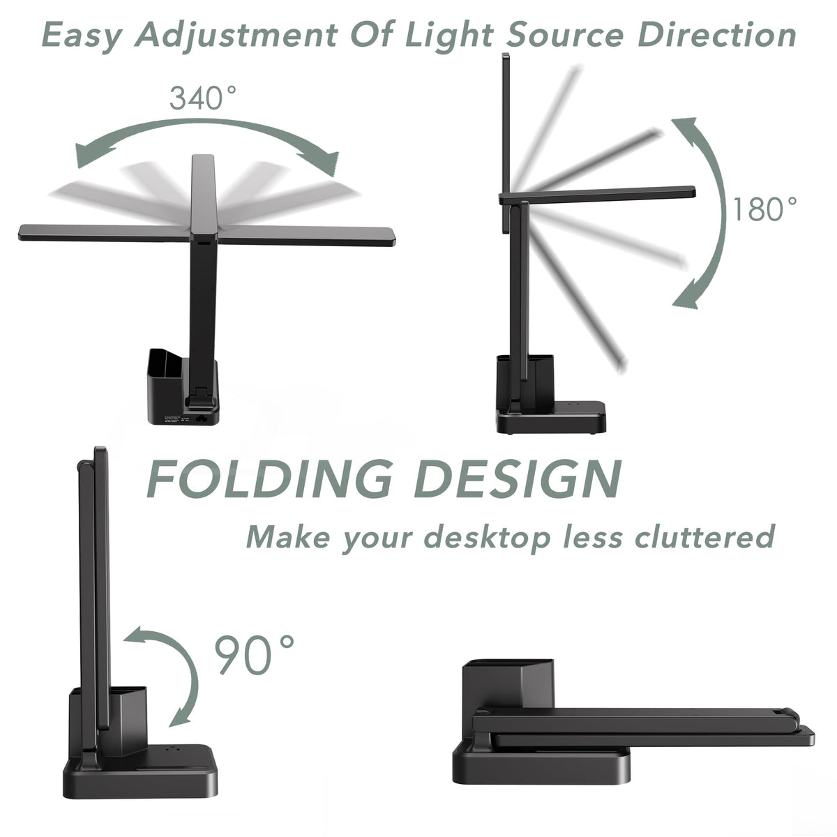 Cozoo desk lamp features a sturdy, durable build for long use.
