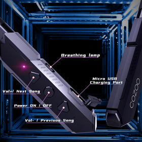 Cozoo pink magnetic U-design neckband adds stylish flair