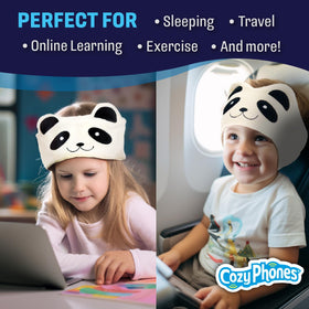 CozyPhones 3.5mm stereo plug ensures compatibility with most devices kids own.