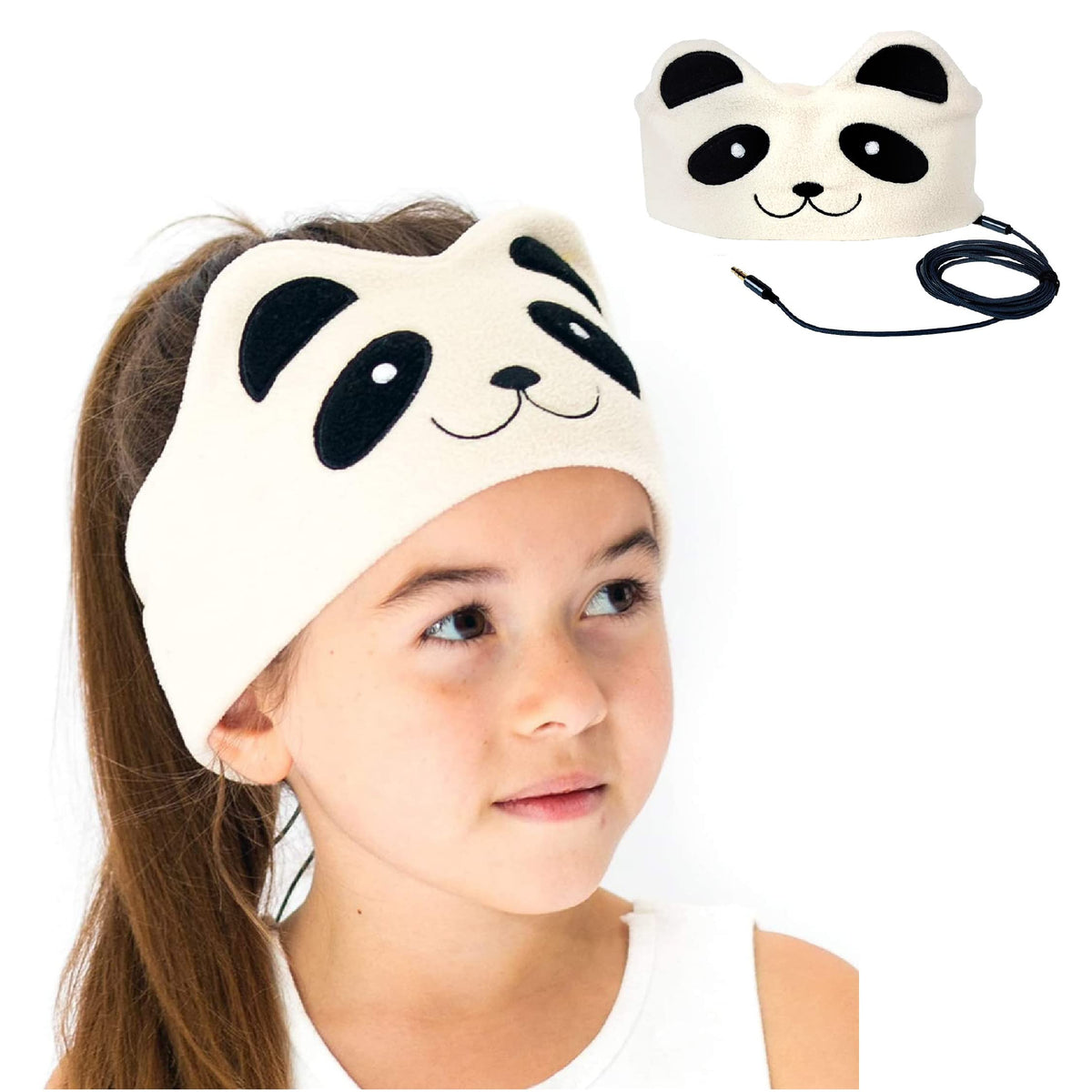 CozyPhones over-ear headband with soft fleece offers comfortable wear for kids during study or play.