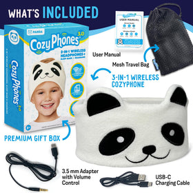 CozyPhones closeup of sewn speaker pocket showing secure placement and gentle audio