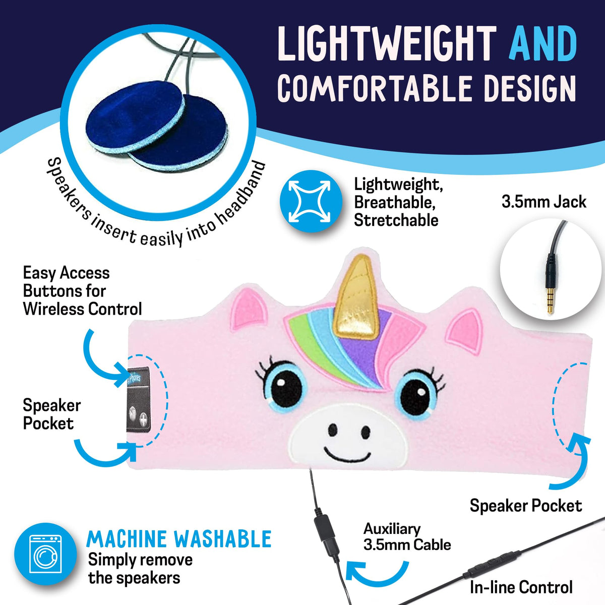 CozyPhones worn by a toddler napping, showing gentle fit and sleep-friendly design