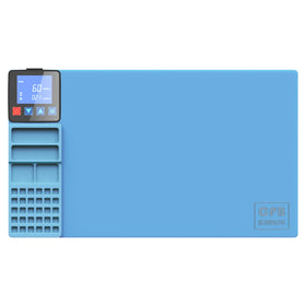 CPB IENBOS front view showing full heating plate and organized work surface benefit
