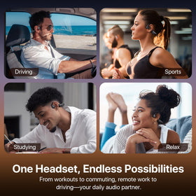 CPTEA open-ear headphones ideal for running, cycling, and daily commuting.