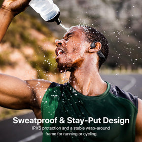 CPTEA sweatproof sport design keeps up with intense training.