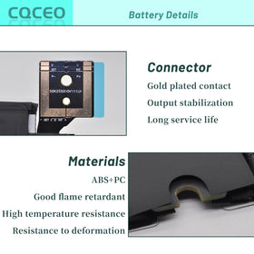 CQCEO G3HTA038H battery for Surface Pro 5-6 back view supports unplugged use