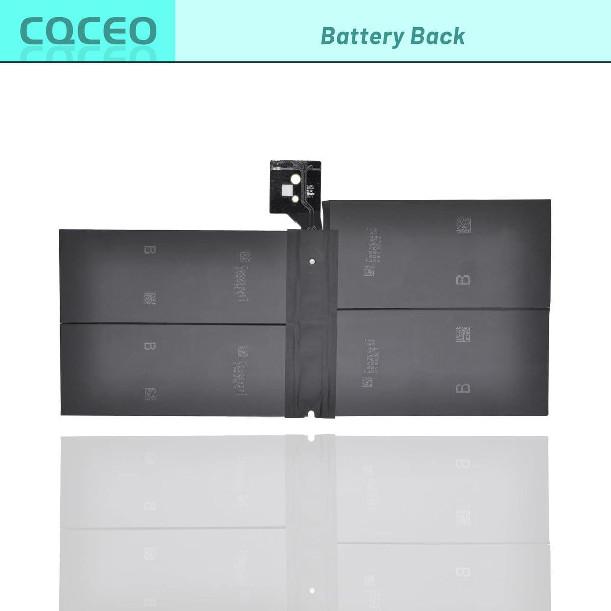 CQCEO G3HTA038H battery label shows capacity and voltage for matching