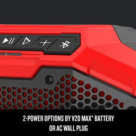 CRAFTSMAN V20 speaker battery option powered by V20 20V MAX battery