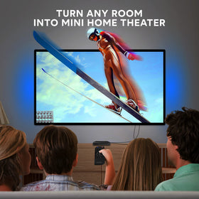 Craig CVD401A compact setup brings a mini home theater feel to rooms.