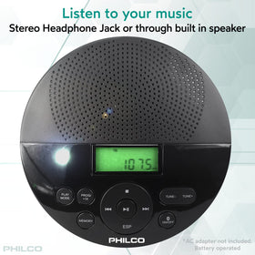 Craig FM tuner close-up demonstrating digital radio tuning accuracy