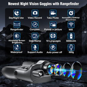 Crangcam 32GB TF card recording enables quick night explorations documentation.