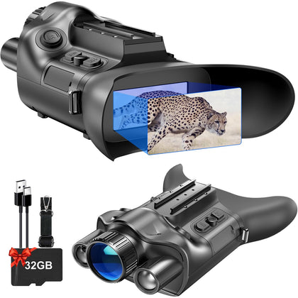 Crangcam 4K day-night binoculars with rangefinder for precise targeting in outdoor missions.