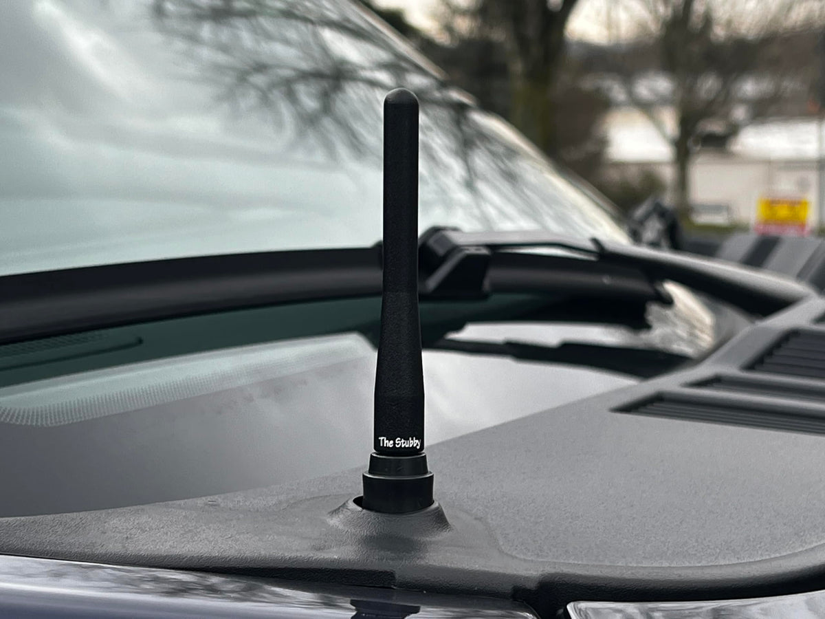 CravenSpeed Stubby antenna installed on 2020 F-150 for easy upgrade