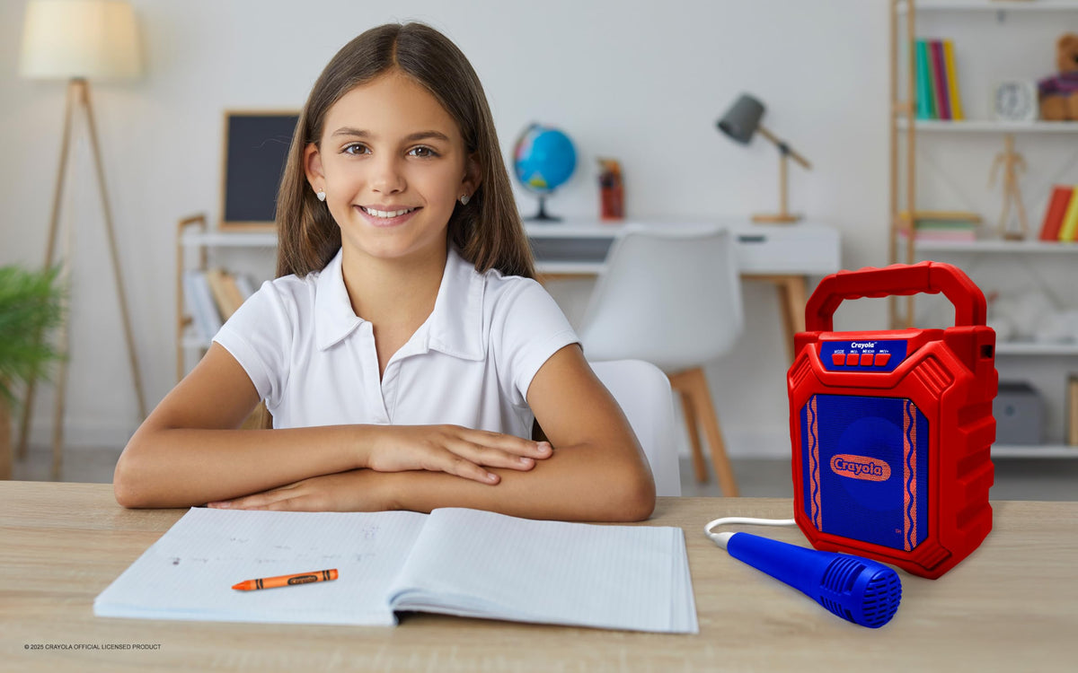 Crayola Mini Karaoke as a thoughtful kids gift idea