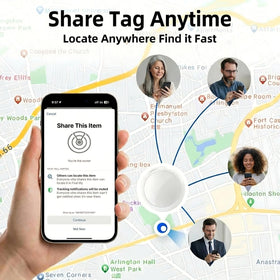 CREASO GPS tracker Lost Mode shares contact on iOS for family help