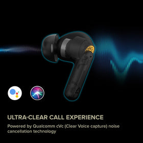 Creative Aurvana Ace close view of microphone array, ensures clearer voice calls
