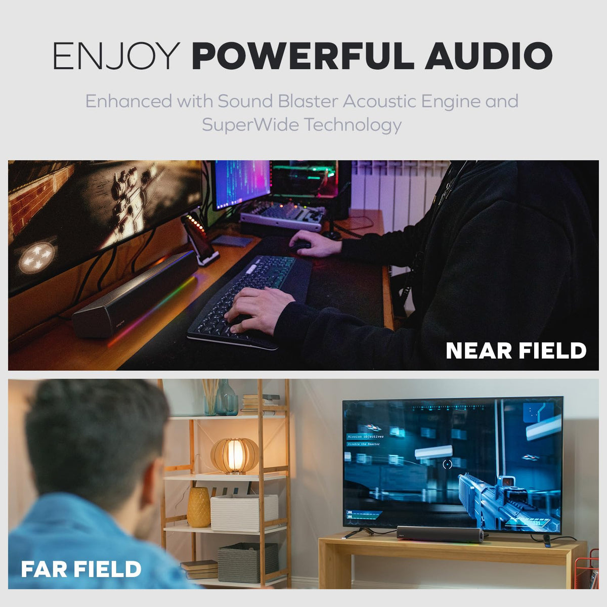 Creative Labs Sound Blaster GS5 RGB side ports enable simple connectivity