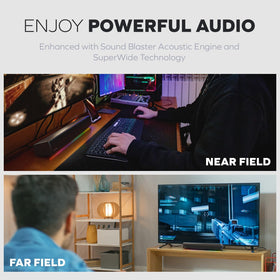 Creative Labs Sound Blaster GS5 RGB side ports enable simple connectivity