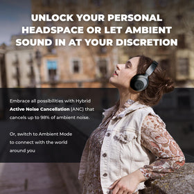 Hybrid ANC and Ambient Mode on Zen Hybrid Pro for focused or aware listening
