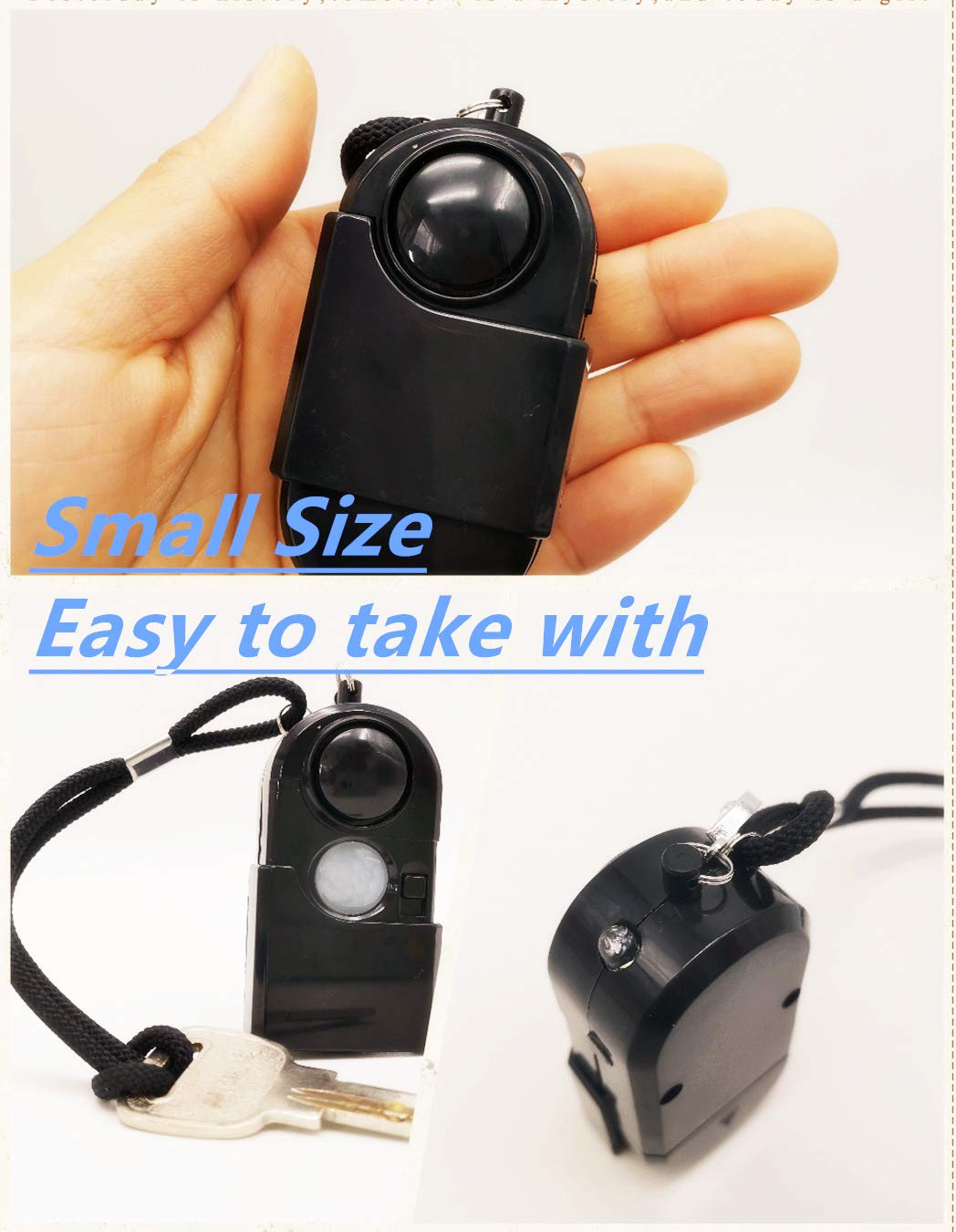 CREVENT pull-trigger siren design minimizes accidental alarms in daily use.