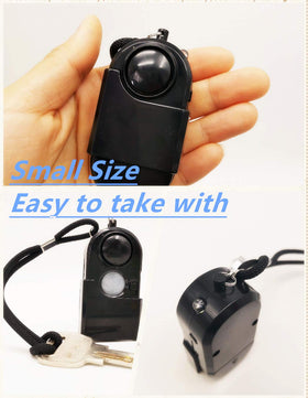 CREVENT pull-trigger siren design minimizes accidental alarms in daily use.
