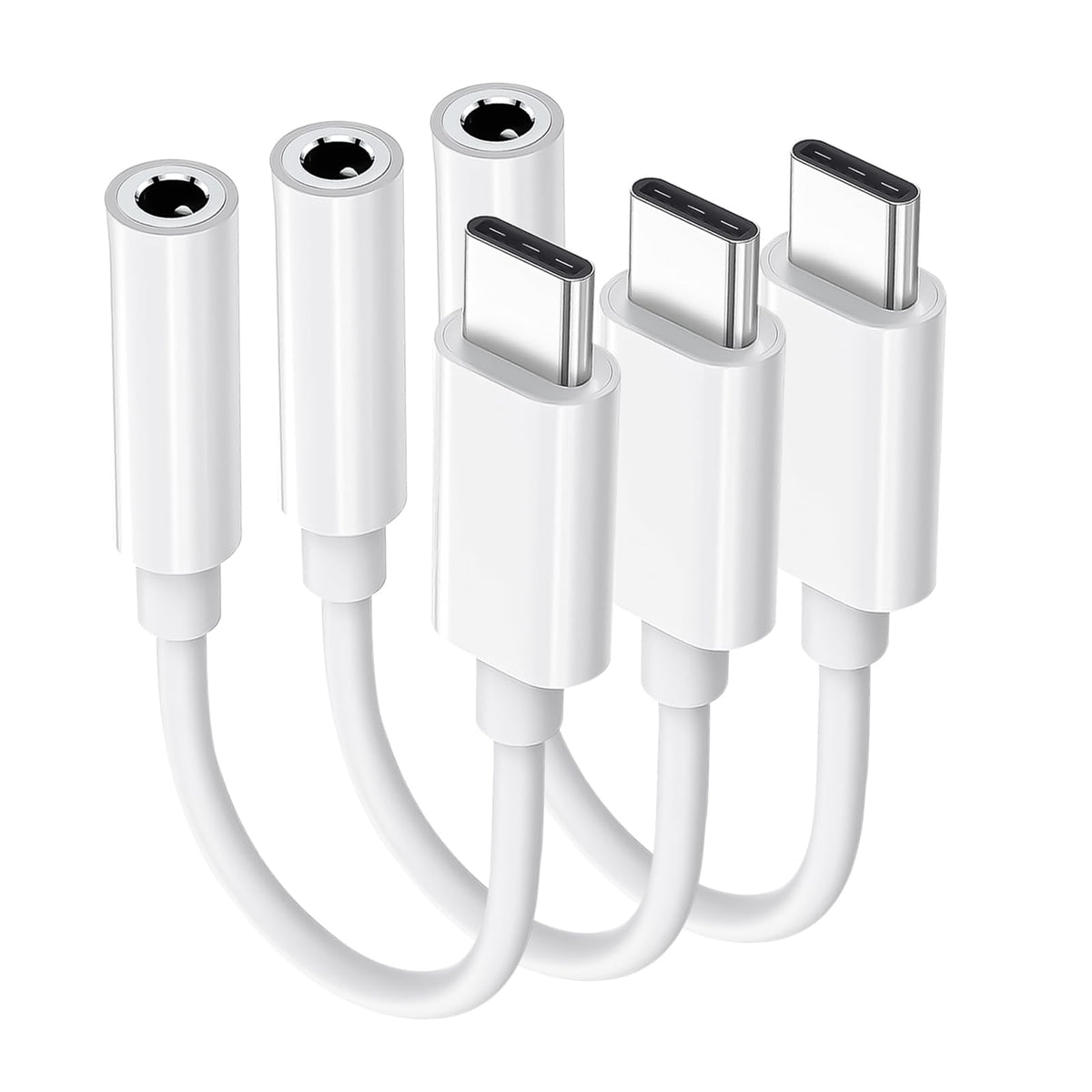 Criello USB-C to 3.5mm adapter front view with clear audio focus