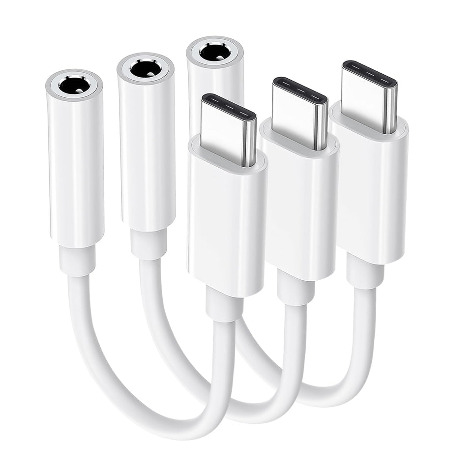 Criello USB-C to 3.5mm adapter front view with clear audio focus